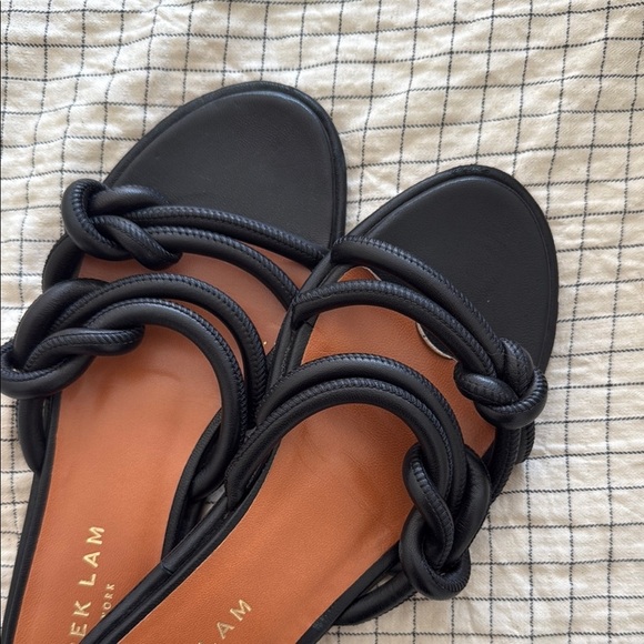 Derek Lam Faz Knot Slide Black Women's Sandals Size 36 - Picture 5 of 5